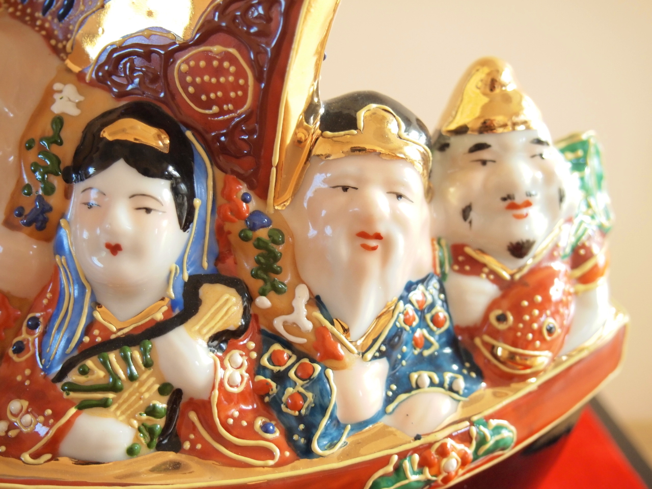 九谷焼 6号七福神 盛(台付) 九谷焼マルヨネ 陶芸窯和陶房 九谷焼 6号七福神 盛(台付) 九谷焼マルヨネ 陶芸窯和陶房
