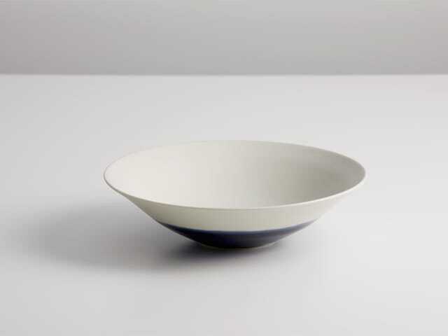 九谷焼 ルリ釉　7号浅鉢