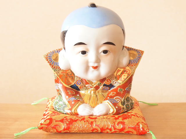 九谷焼福助(6号)