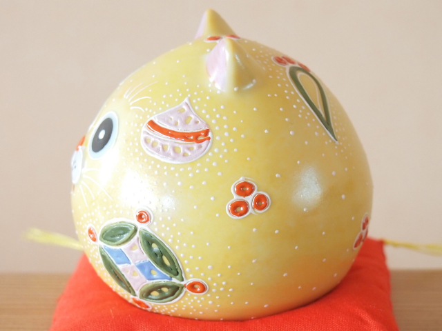 起き上がり招き猫 九谷焼